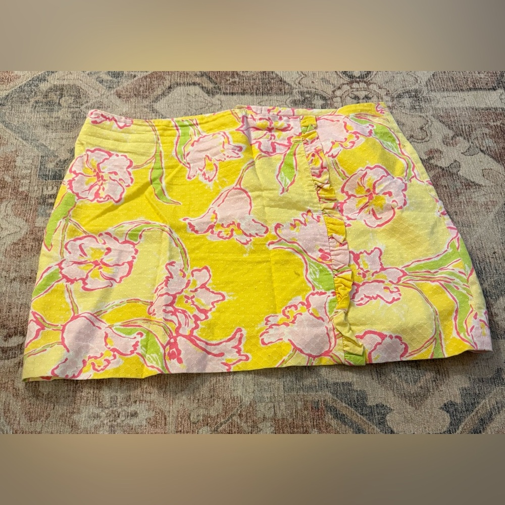 Vintage 90s Lilli Pulitzer Mini Skirt
